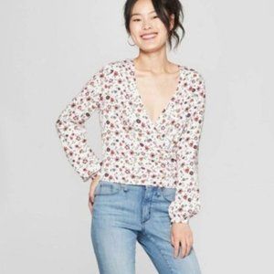 Rock by Junkfood Floral Wrap Top-79-94